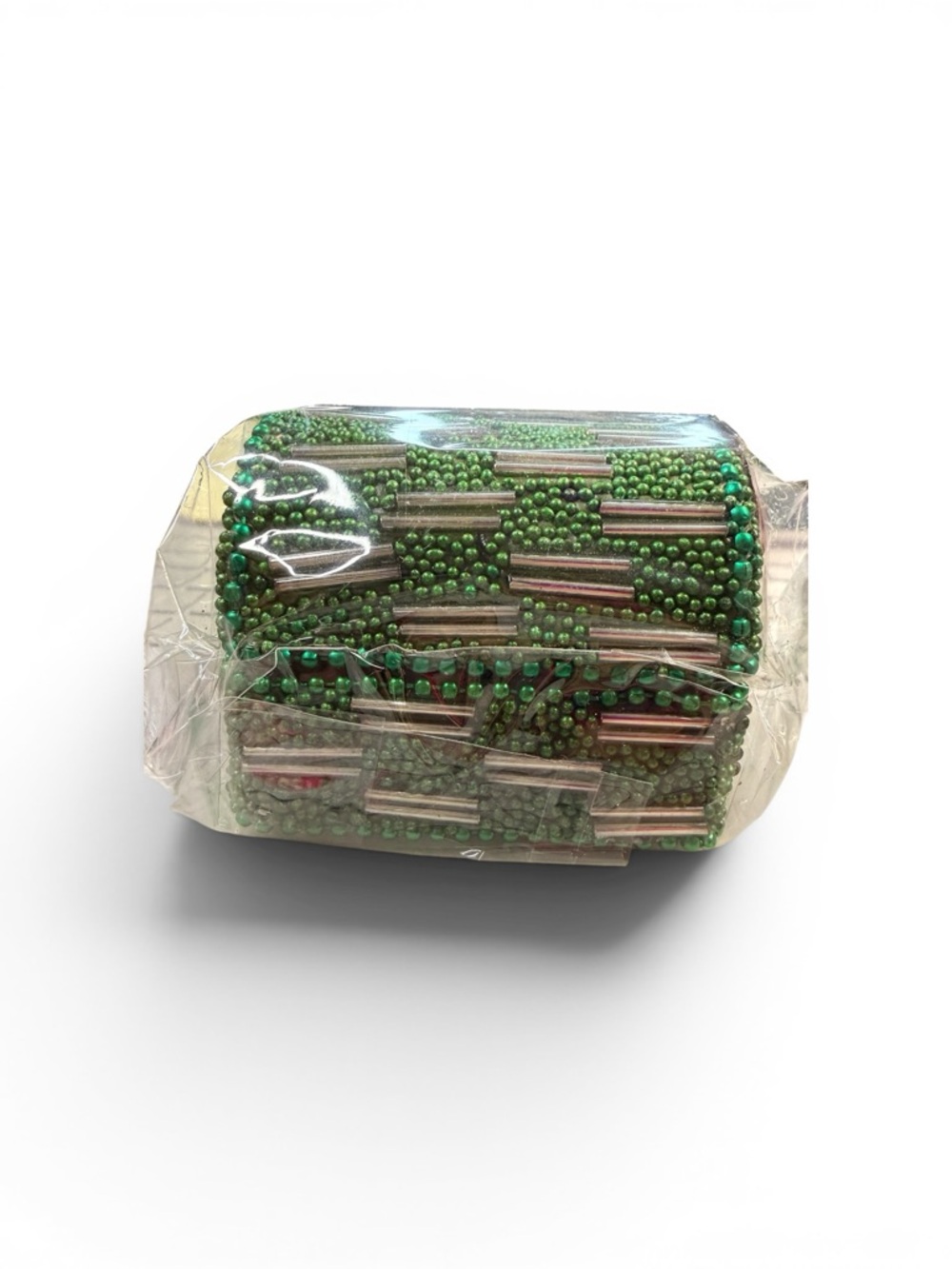 Hand Beaded Wooden Trinket Box - Picture 6 of 7
